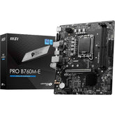Msi Pro B760m E Ddr5 Intel 13th Gen Motherboard Pcie 4.0 Ddr5 1xm.2 Gen4 X4 Pcie 4.0 Mainboard